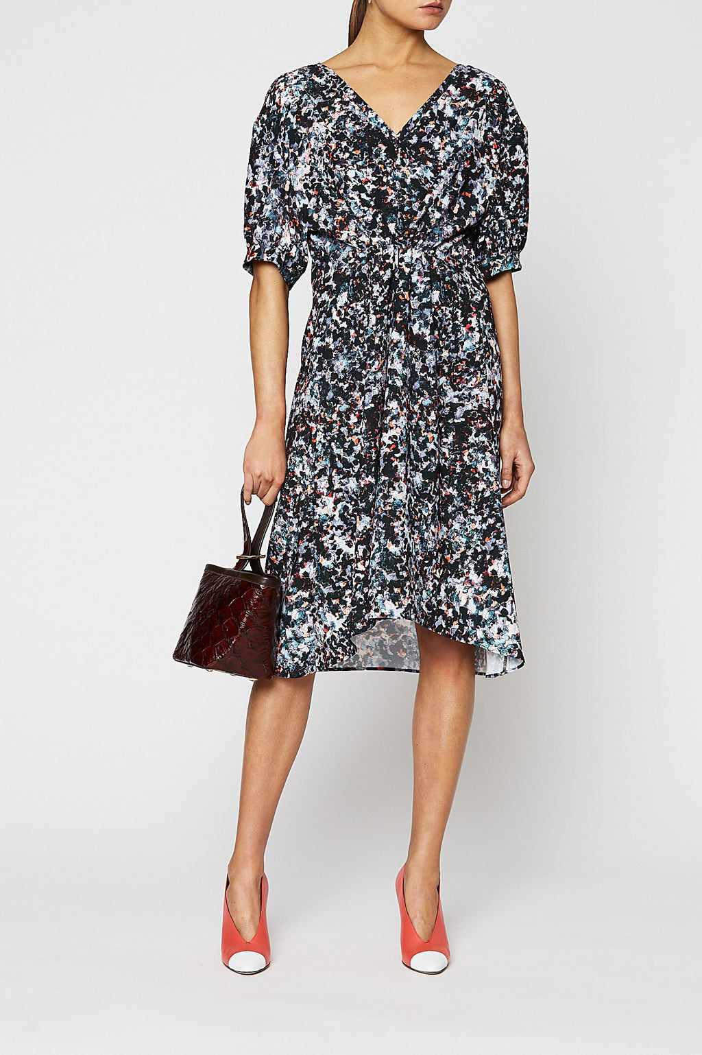 STORMY PRINT DRESS