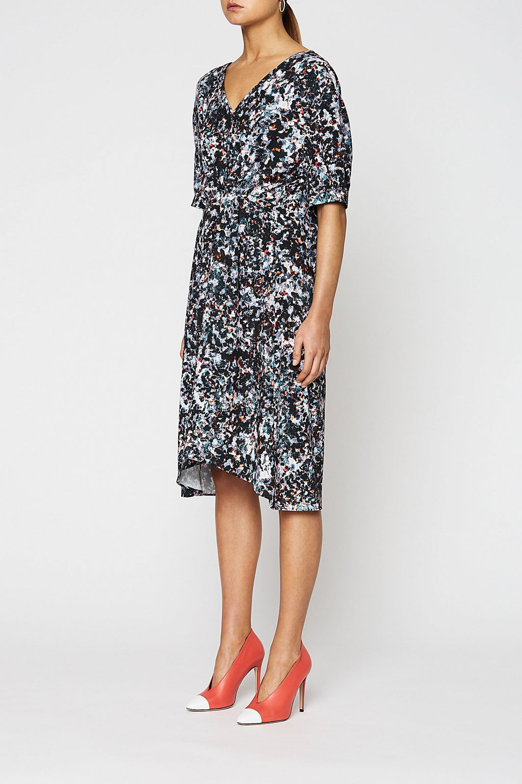 STORMY PRINT DRESS
