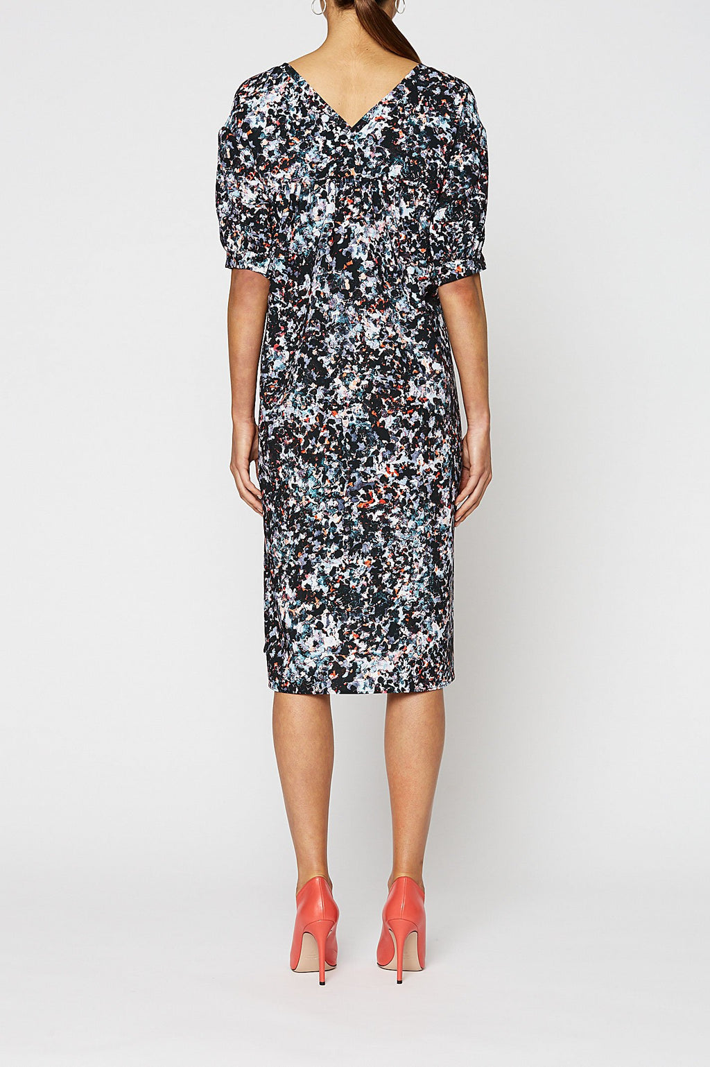 STORMY PRINT DRESS