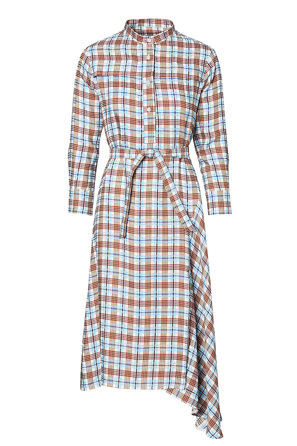 CHECK SHIRT DRESS