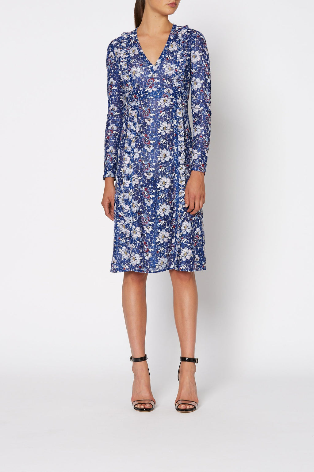 EMBROIDERED LACE DRESS