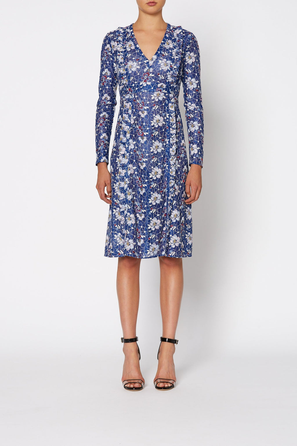 EMBROIDERED LACE DRESS