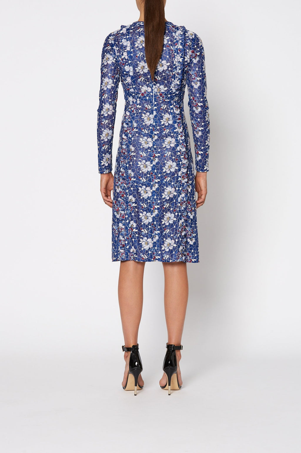 EMBROIDERED LACE DRESS