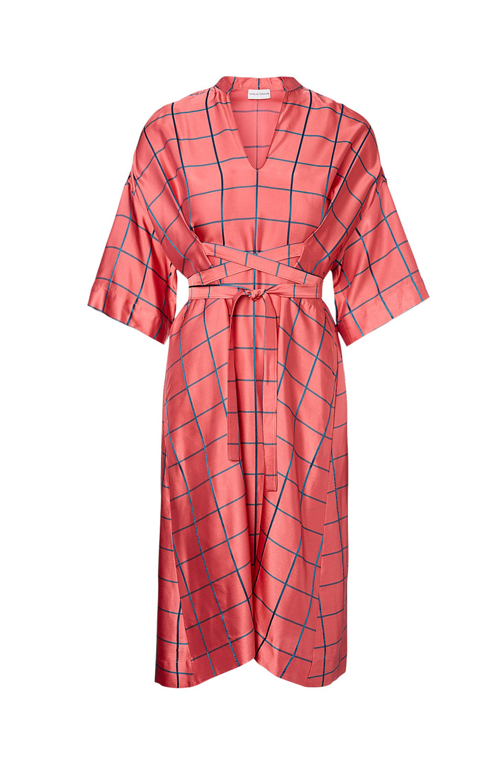 TWILL CHECK DRESS