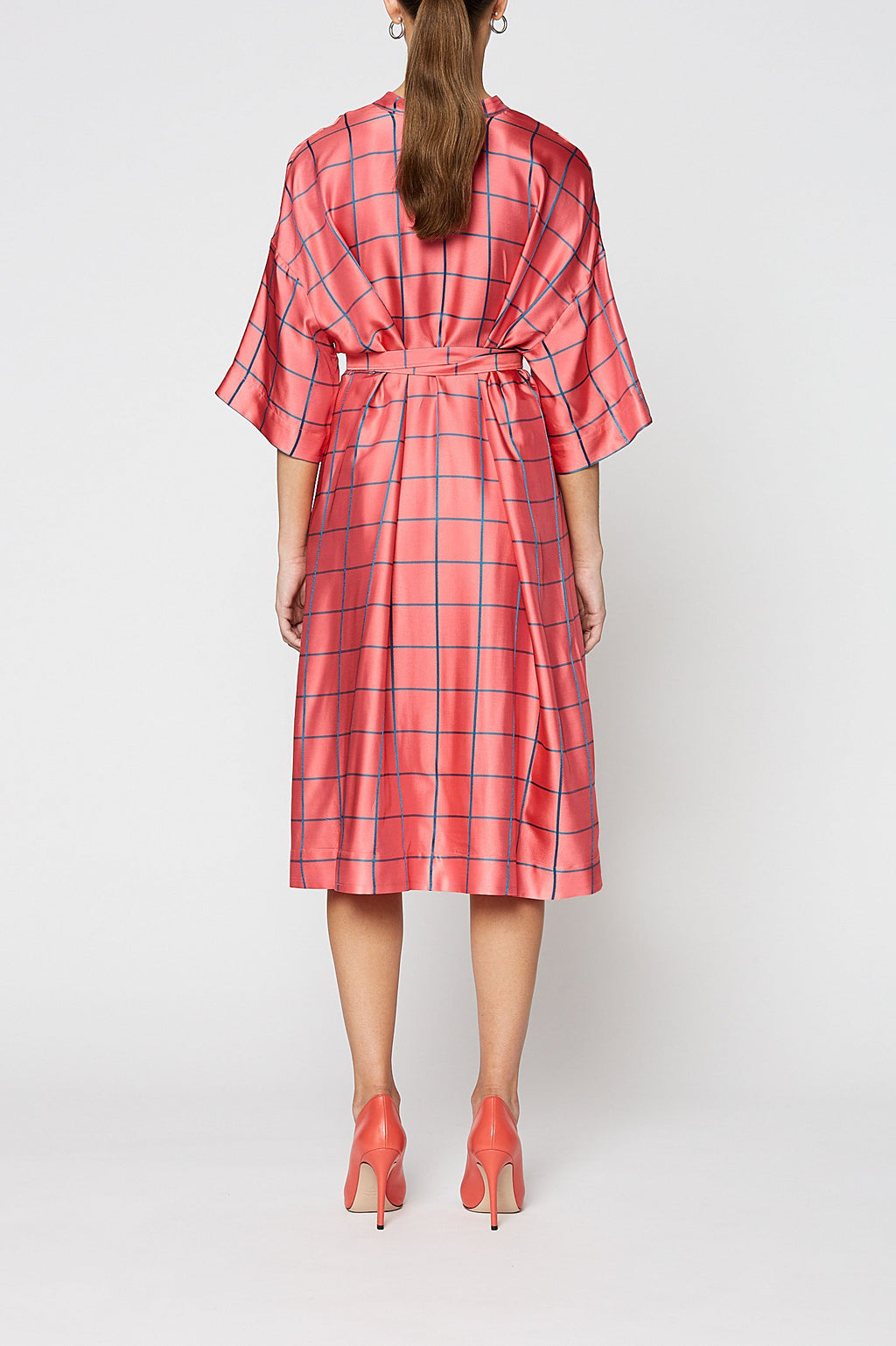 TWILL CHECK DRESS