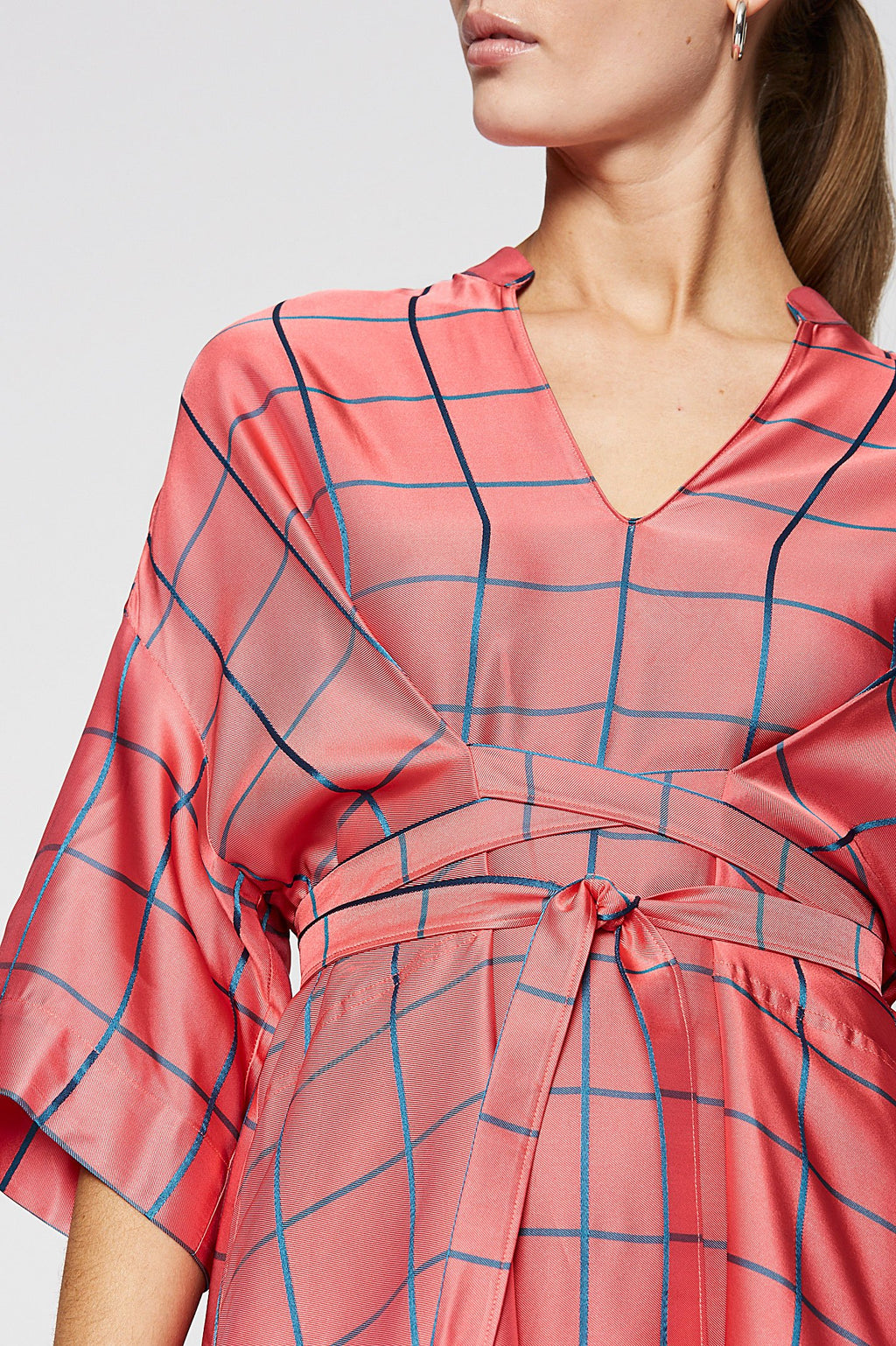 TWILL CHECK DRESS