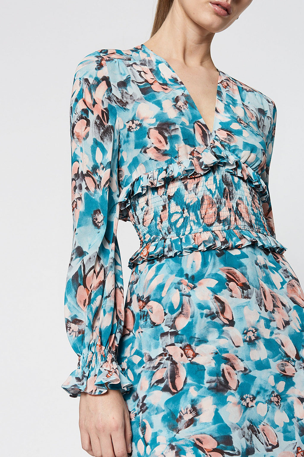 MAGNOLIA PRINT DRESS