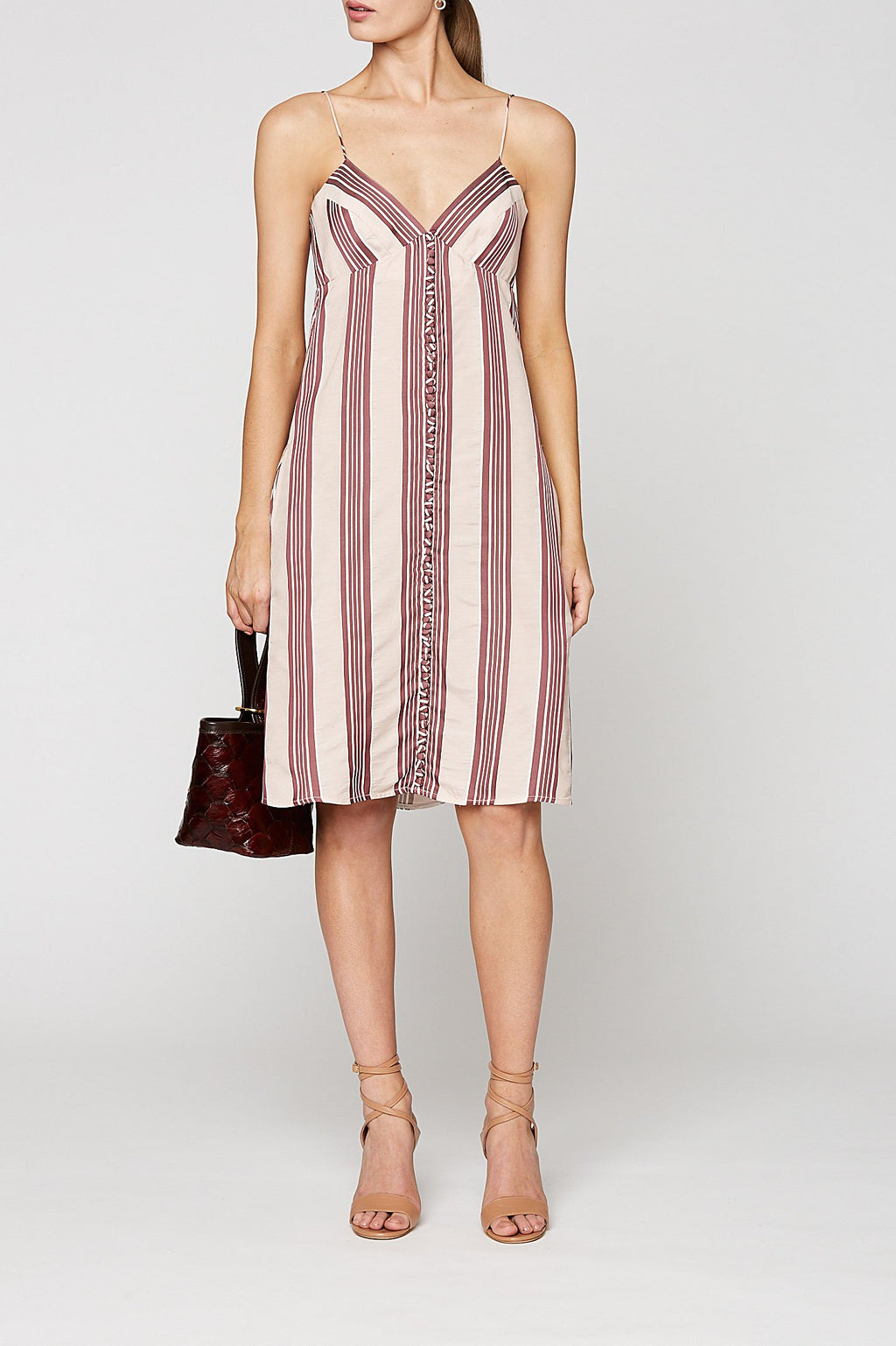 STRIPE SHOESTRING DRESS