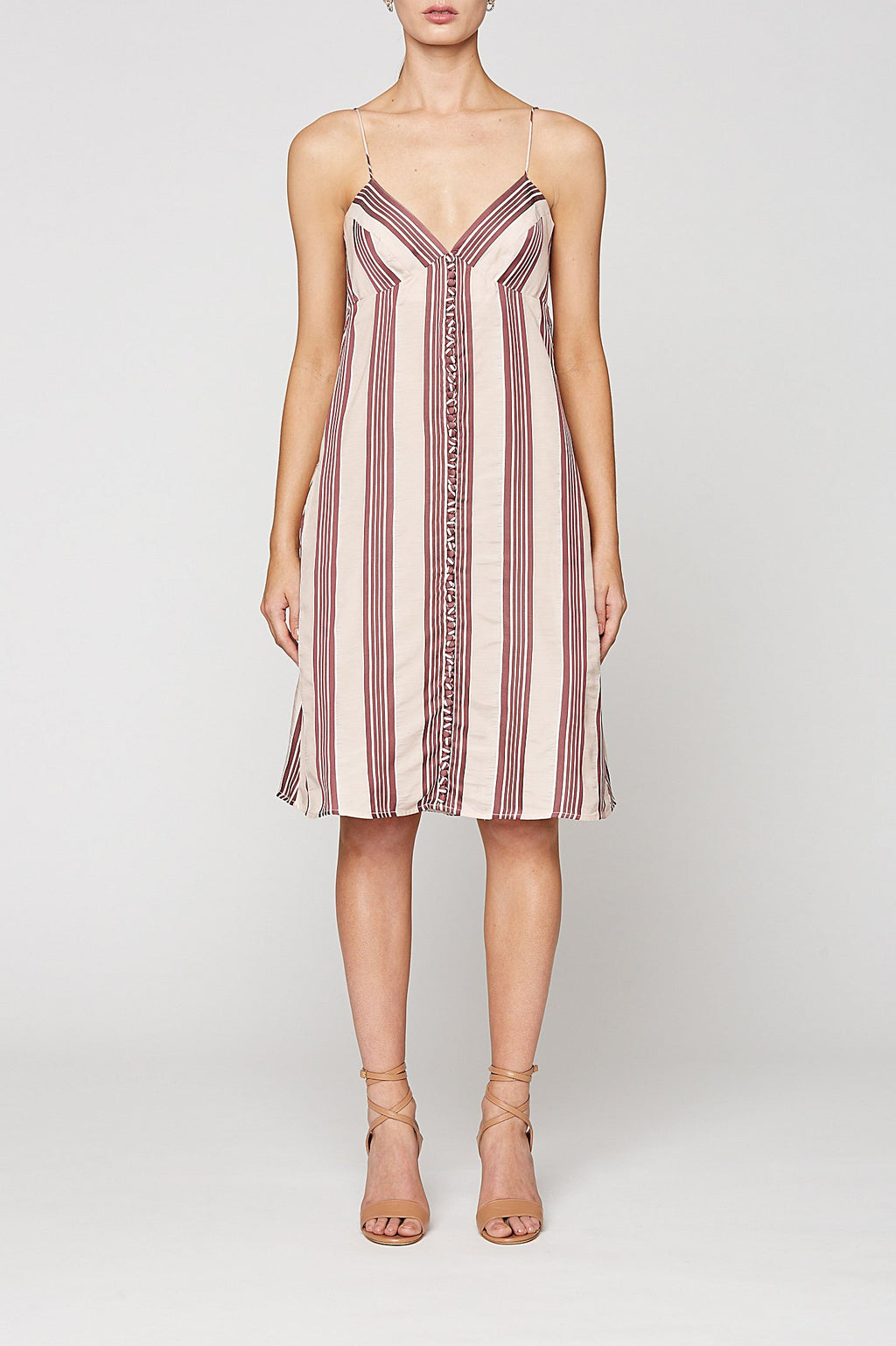 STRIPE SHOESTRING DRESS