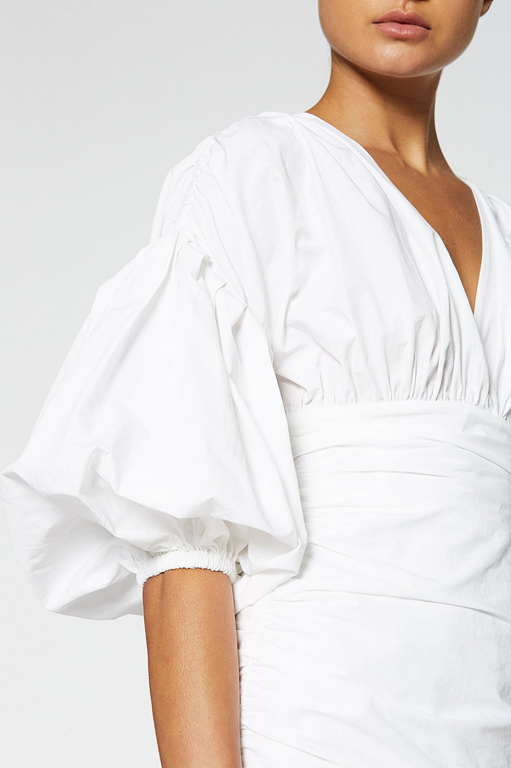 COTTON LINEN MINI DRESS