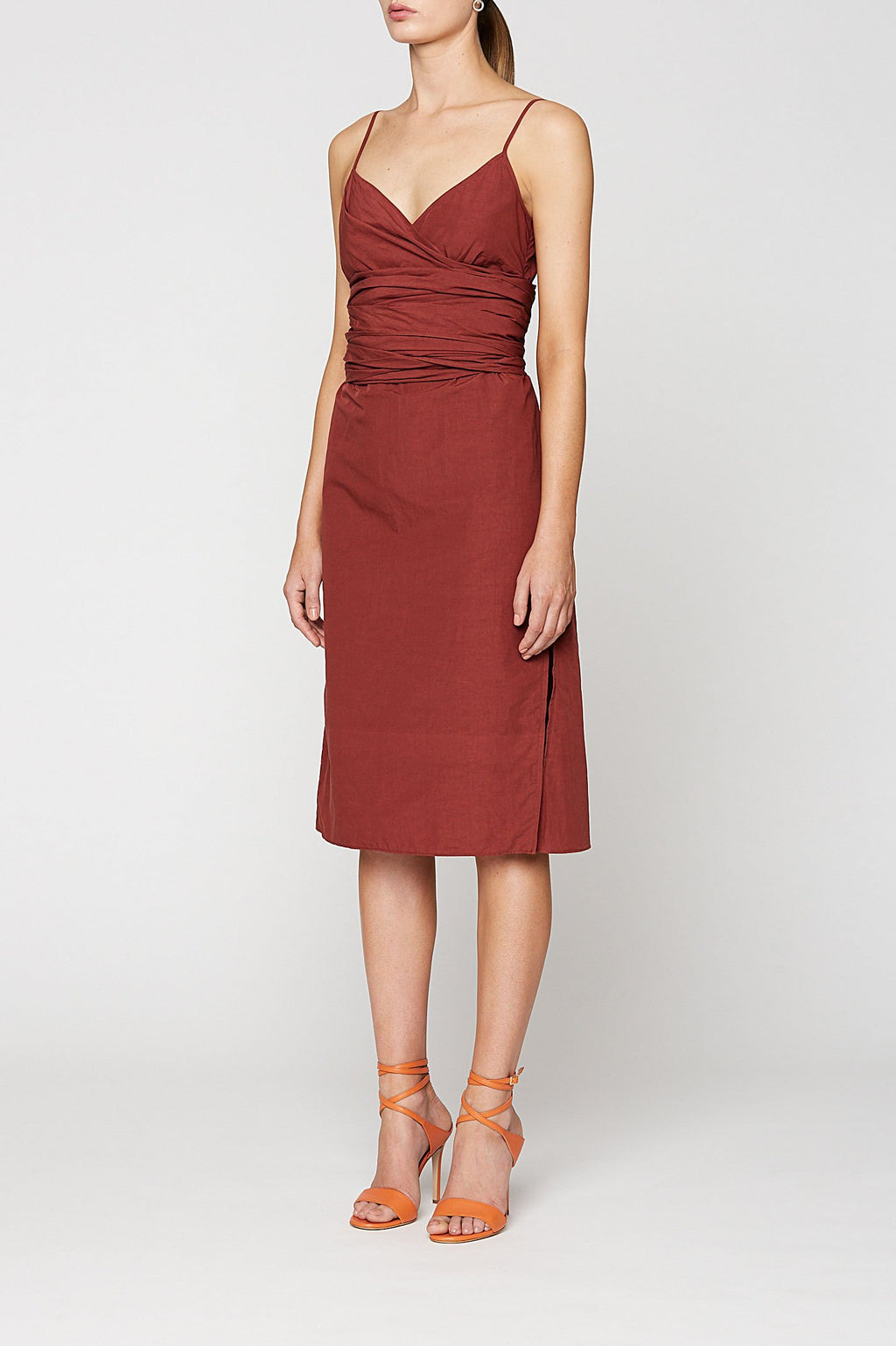 WRAP TIE DRESS