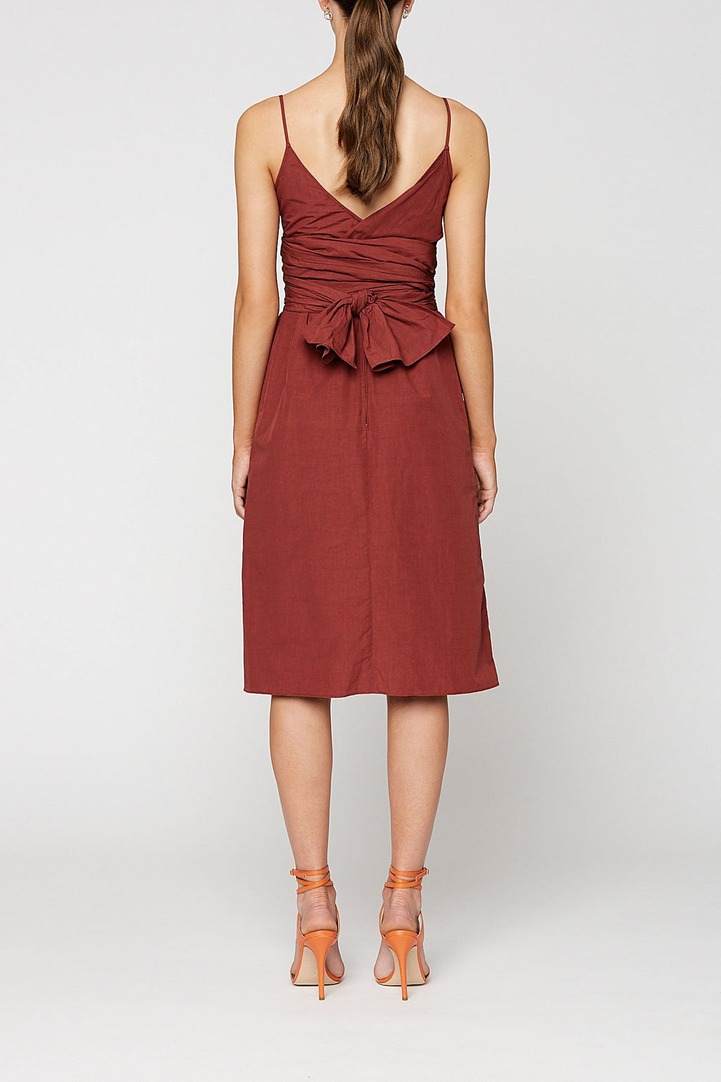 WRAP TIE DRESS