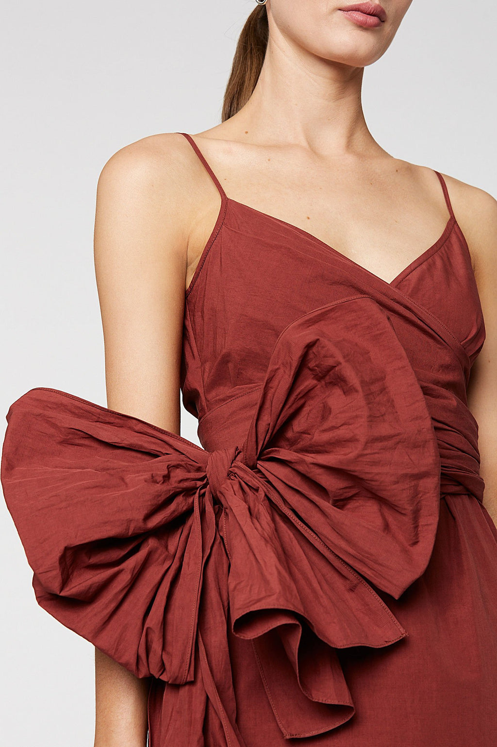 WRAP TIE DRESS