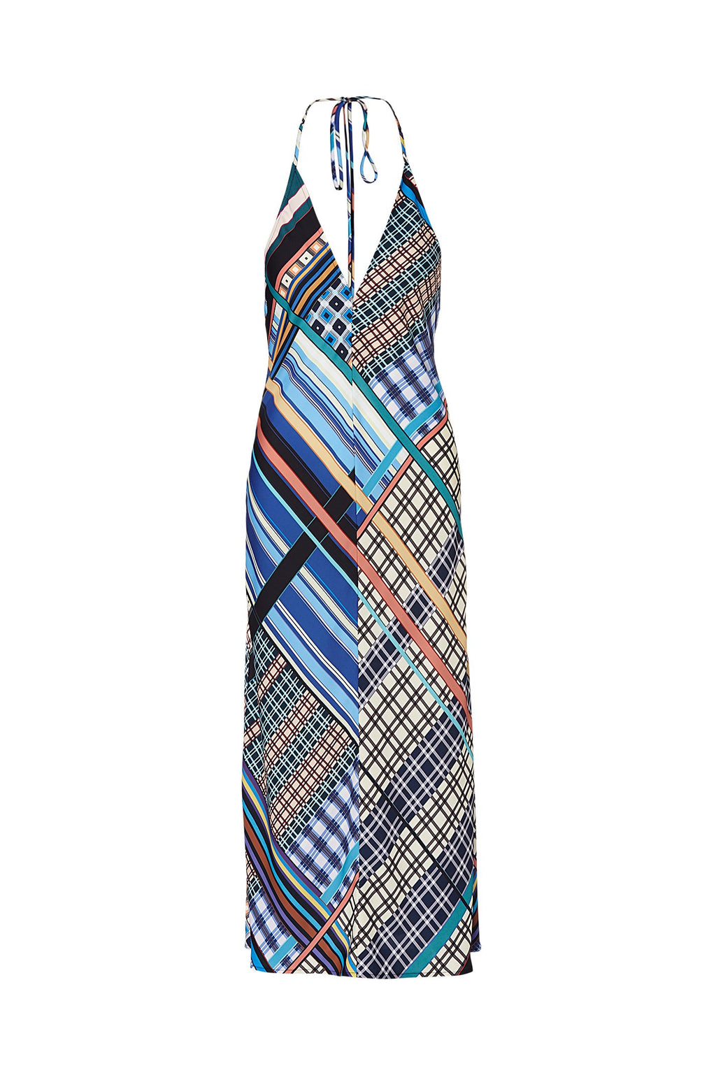 PUZZLE PRINT DRESS