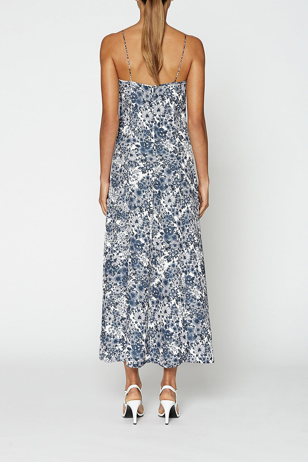 MONO FLORAL DRESS