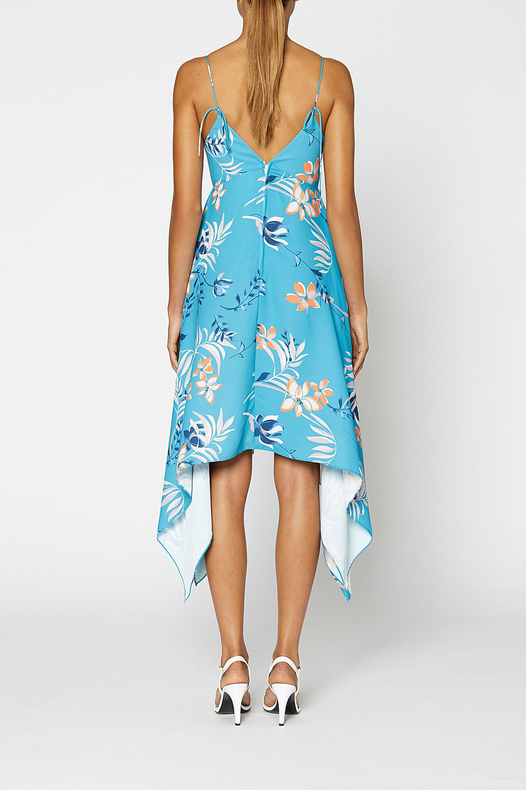 LEAFY PRINT DRESS