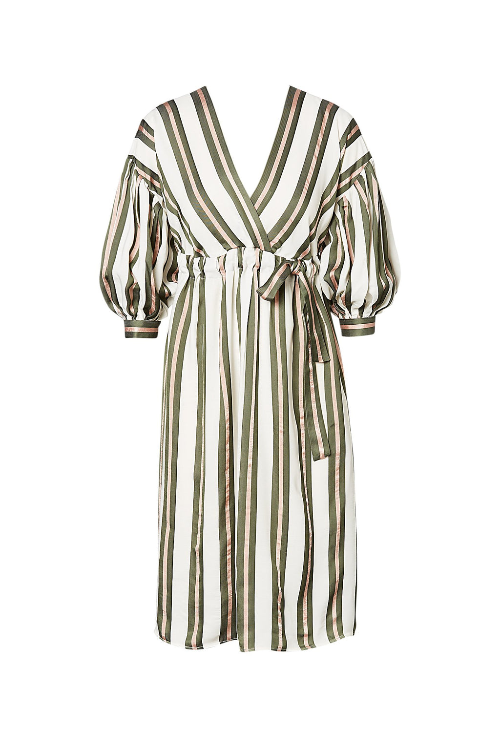 STRIPE VISCOSE DRESS