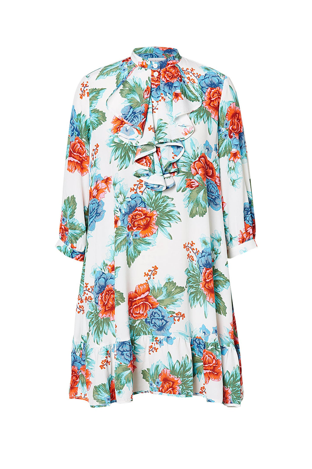 CDC MYSTIC FLORAL RUFFLE DRESS