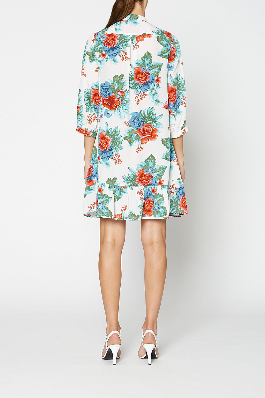 CDC MYSTIC FLORAL RUFFLE DRESS