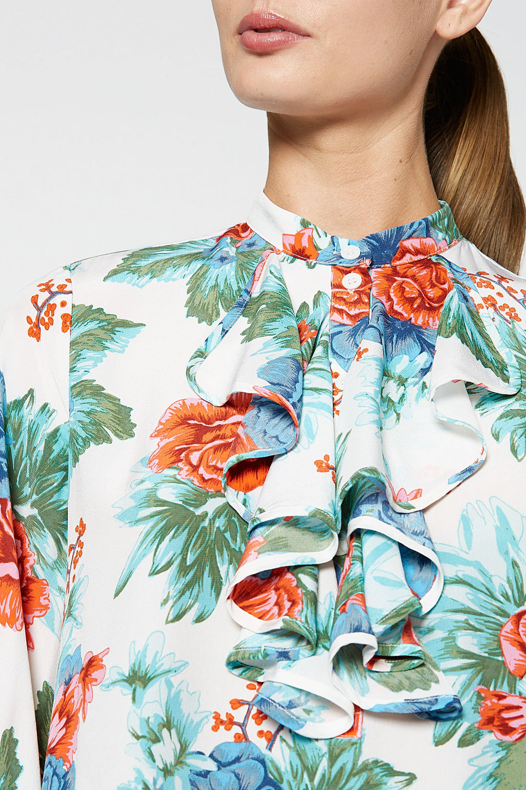 CDC MYSTIC FLORAL RUFFLE DRESS