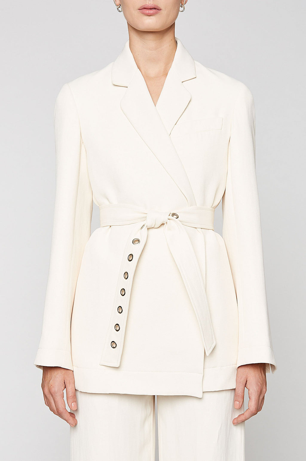 EYELET BELT JACKET