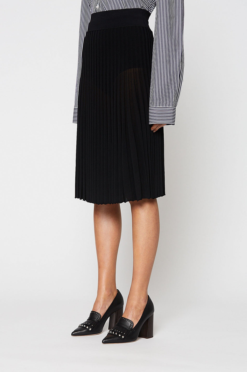 PLEATED RIB SKIRT 16