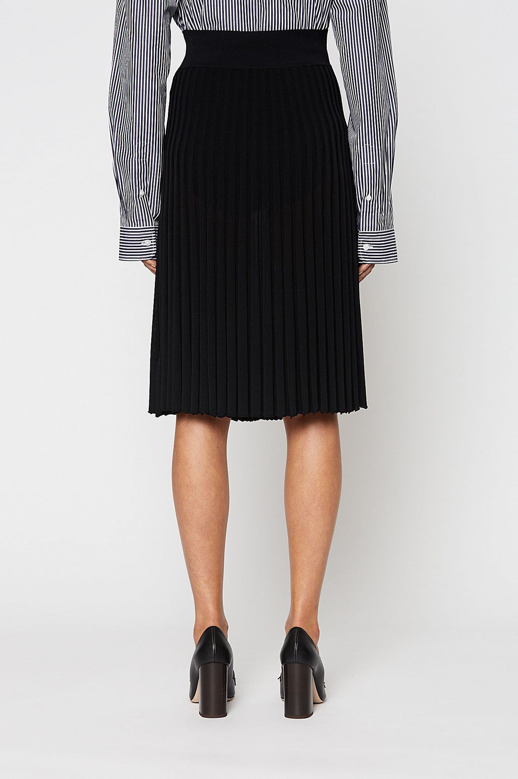 PLEATED RIB SKIRT 16