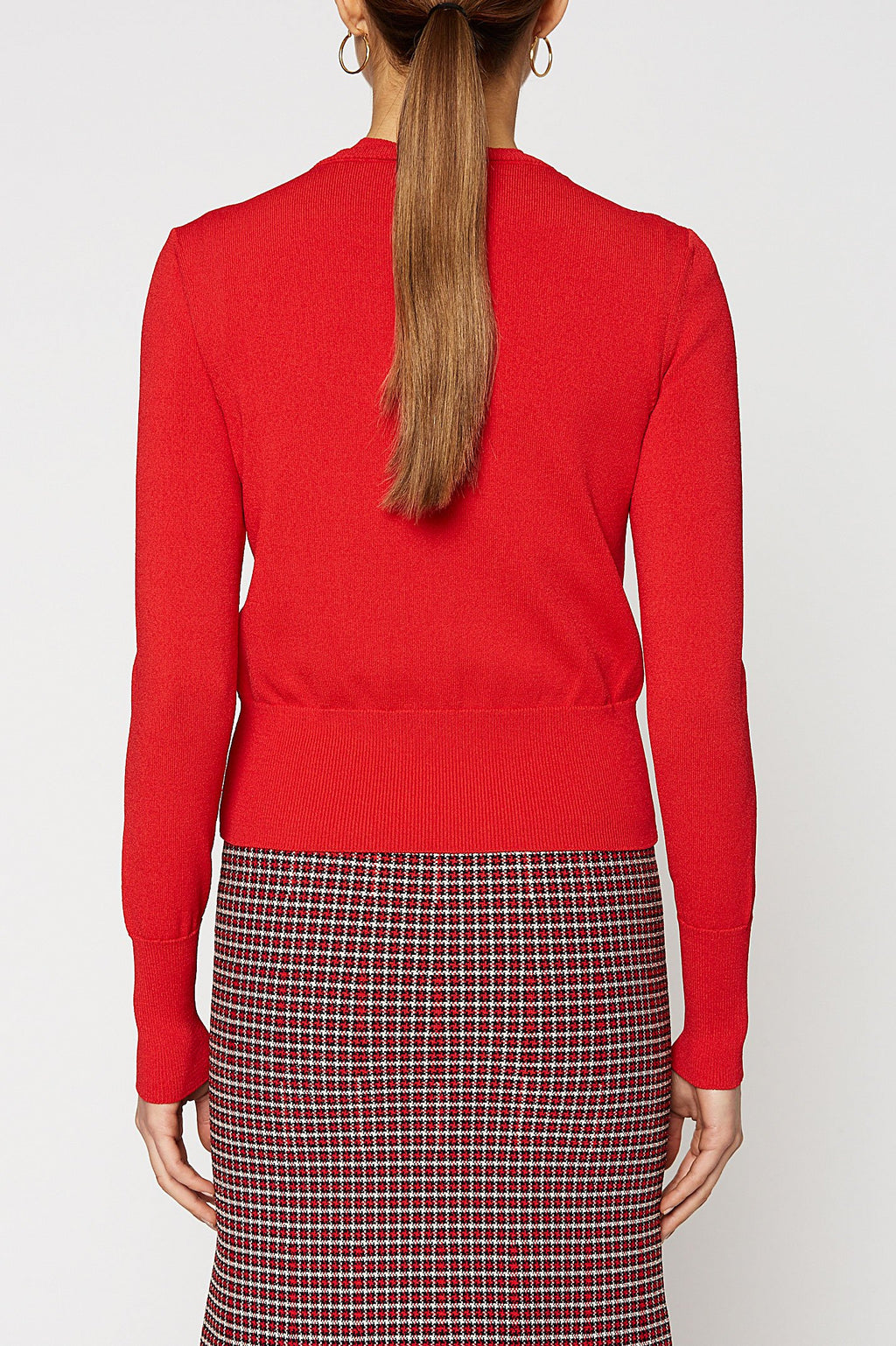 CREPE KNIT CARDIGAN