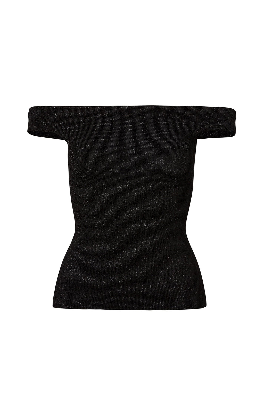 CREPE KNIT TINSEL TOP