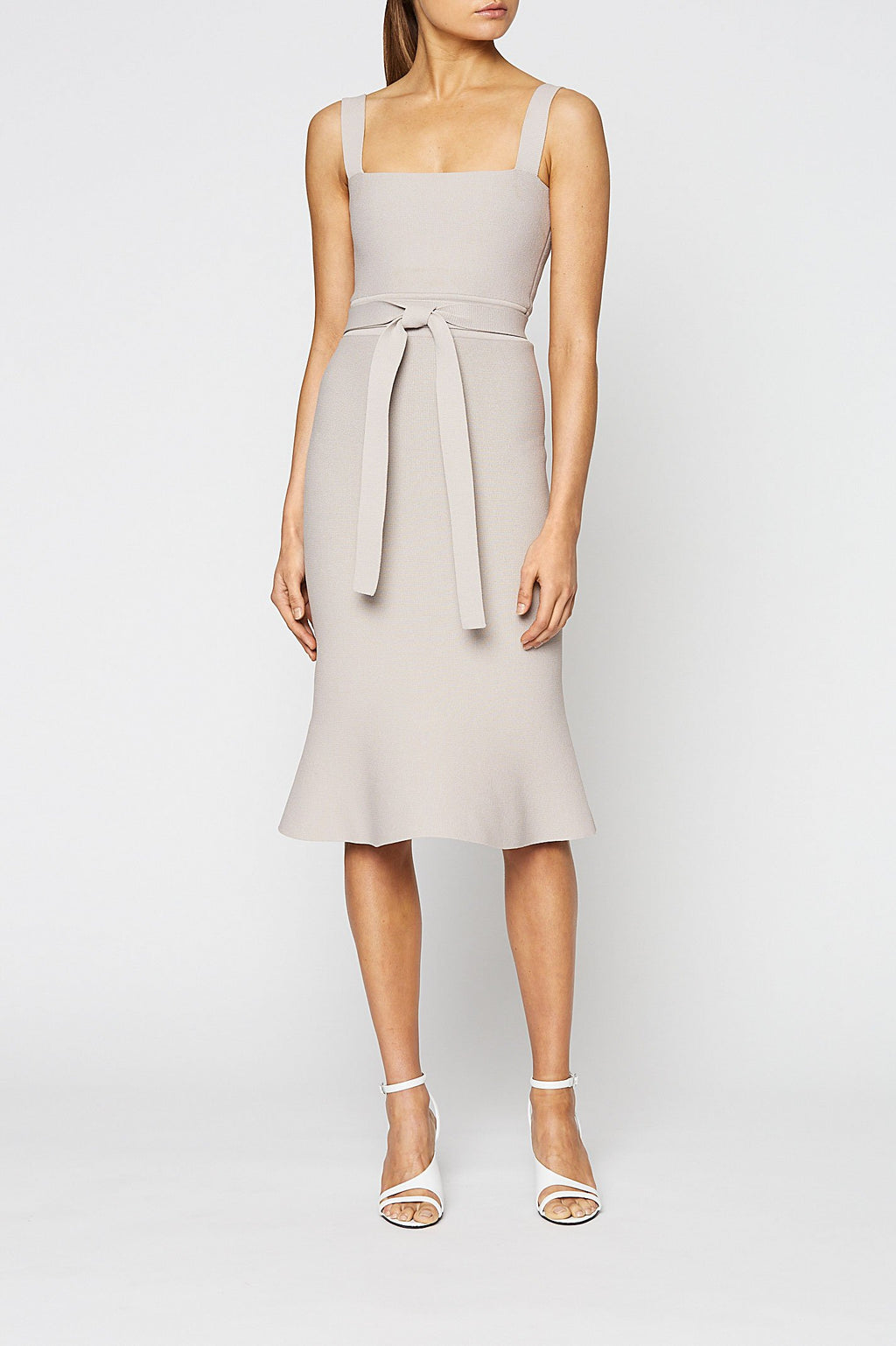 CREPE KNIT BRALETTE DRESS