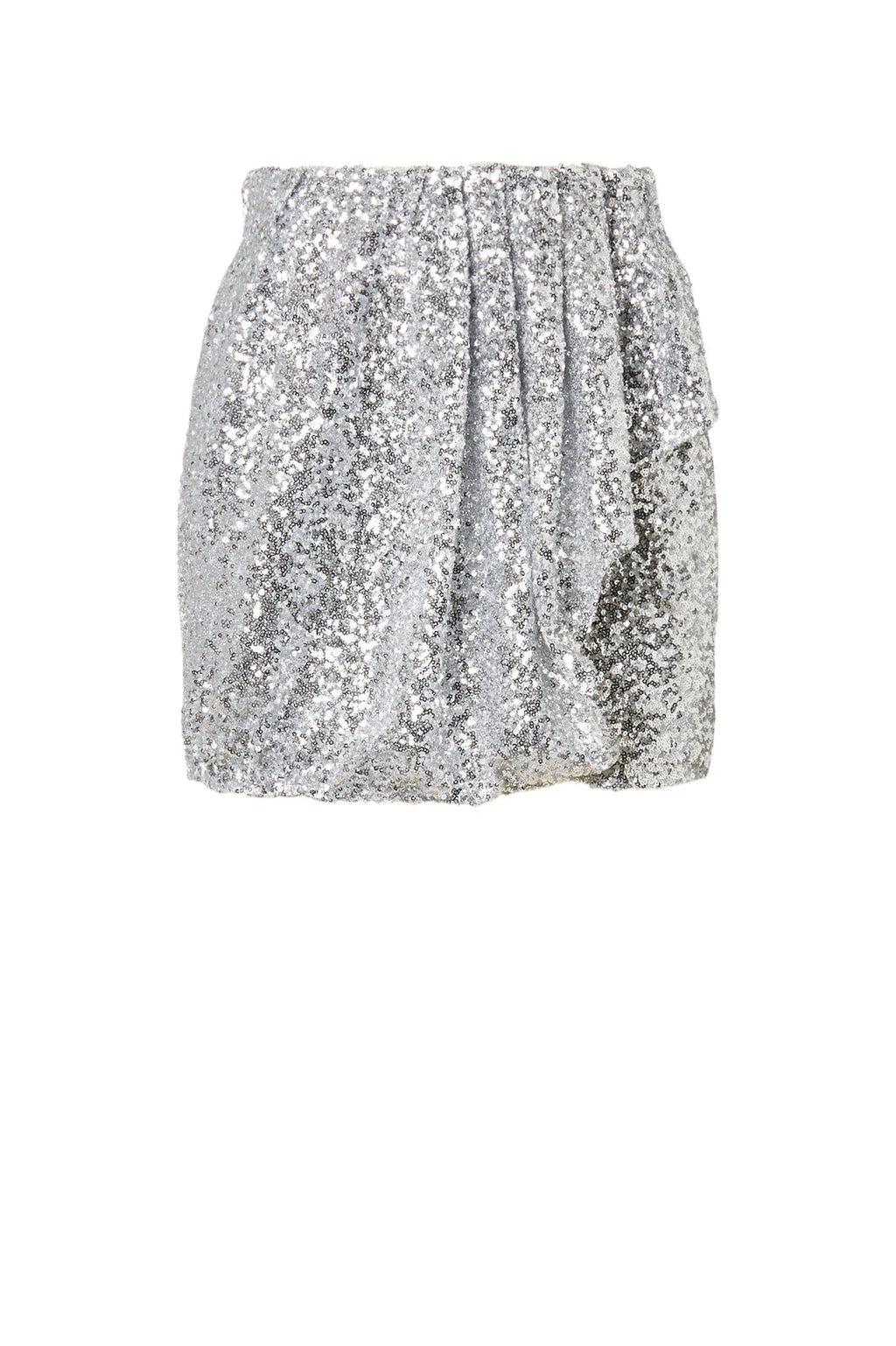 SEQUIN PLEAT SKIRT