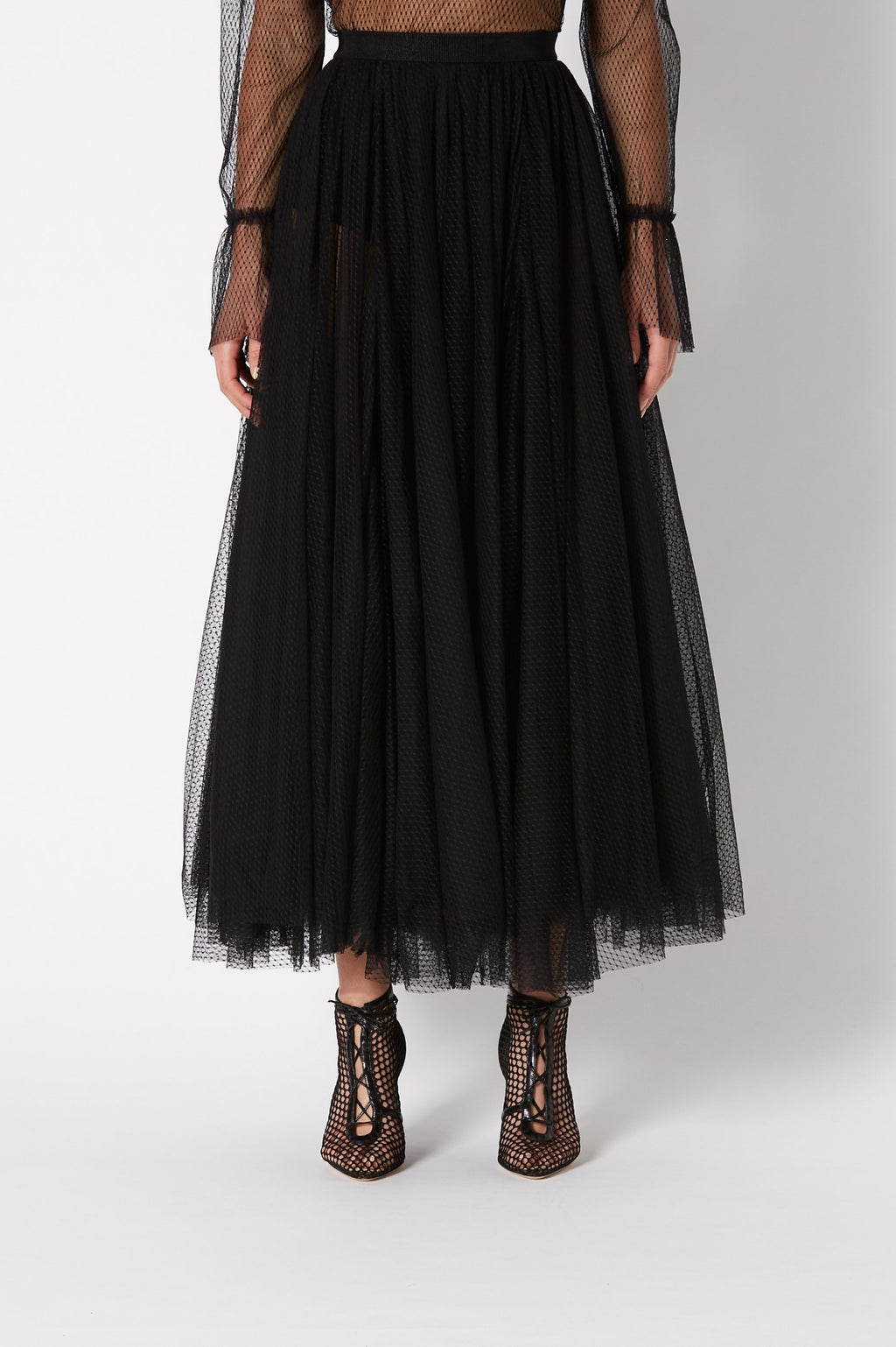 SHEER NET SKIRT