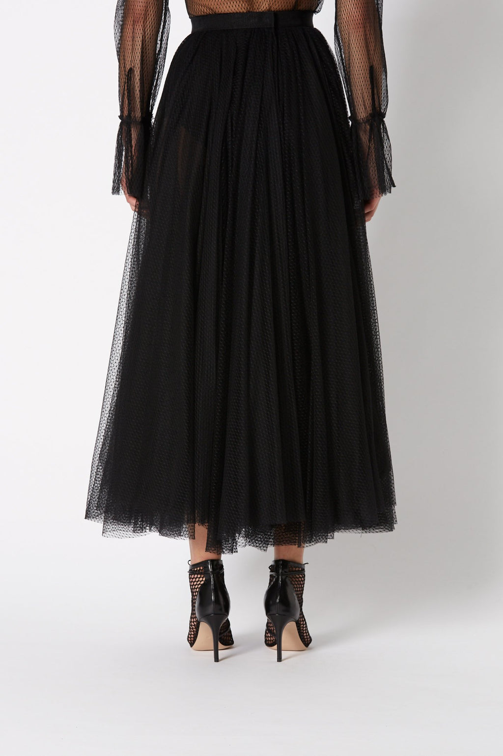 SHEER NET SKIRT