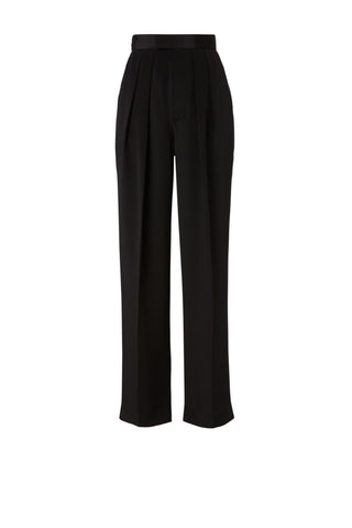 SILK PLEAT TROUSER