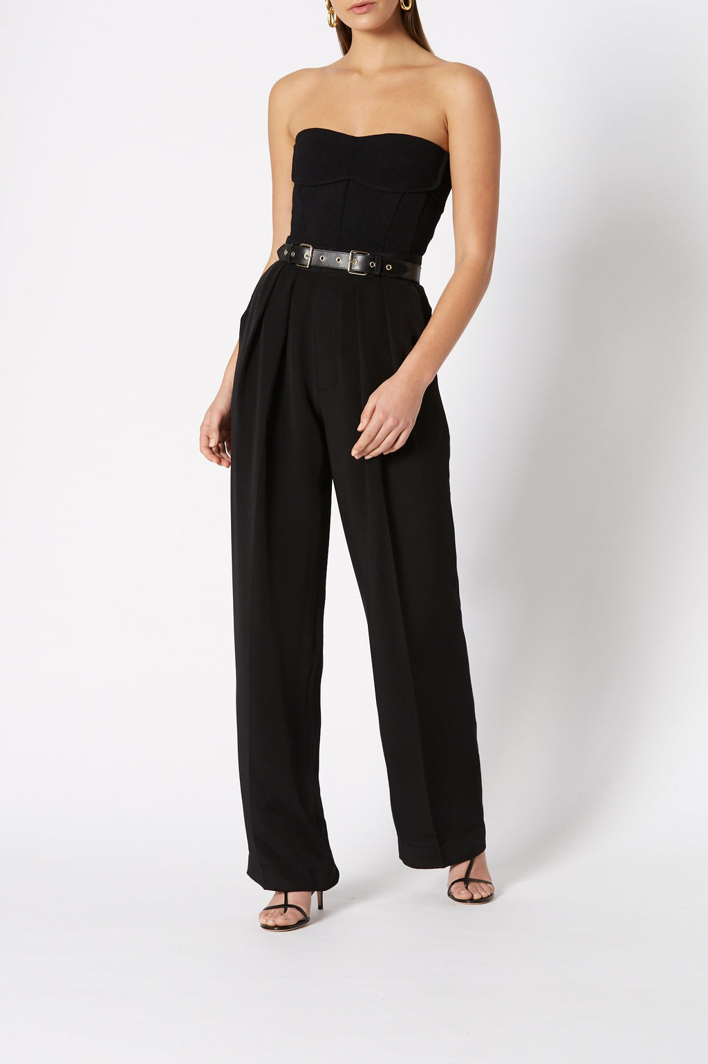 SILK PLEAT TROUSER