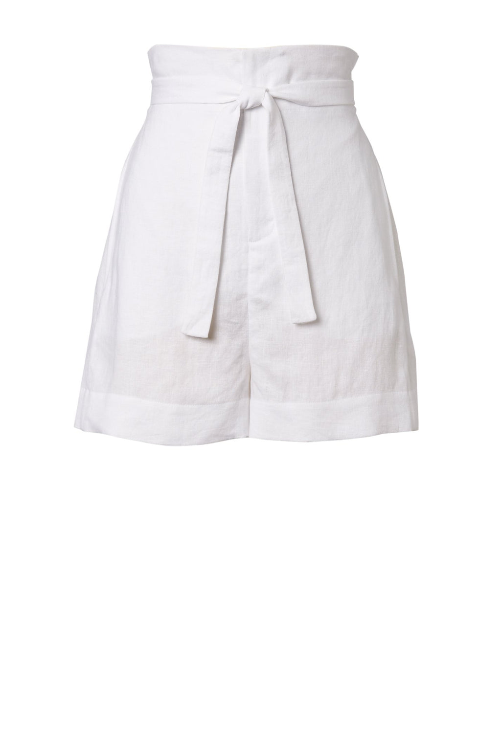 LINEN HIGH WAIST SHORT