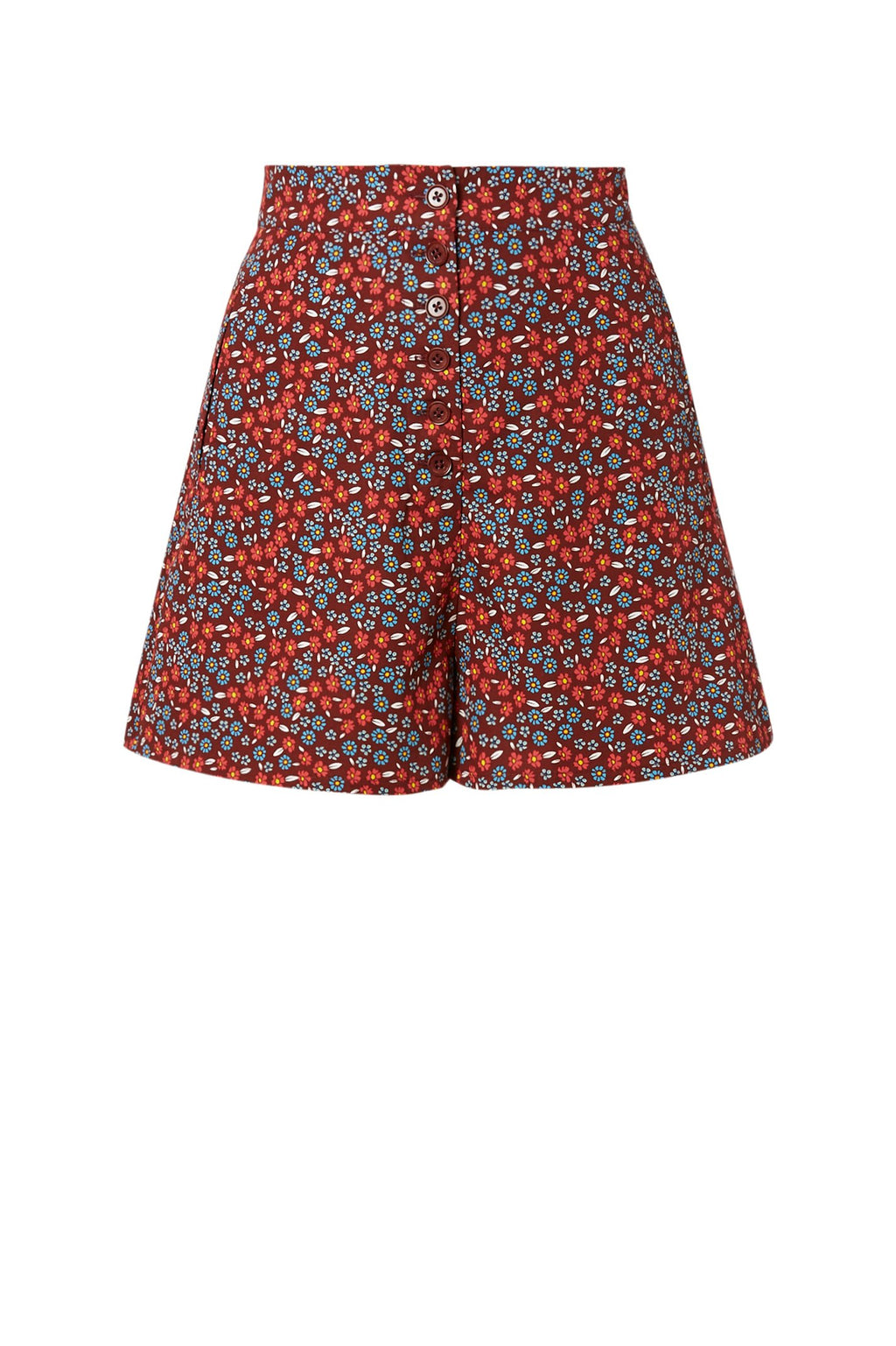 COTTON FLORAL SHORT