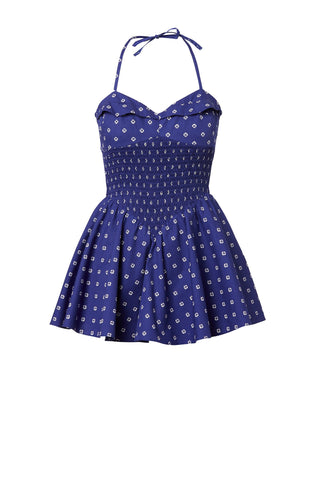 BANDANA PRINT COTTON JUMPSUIT