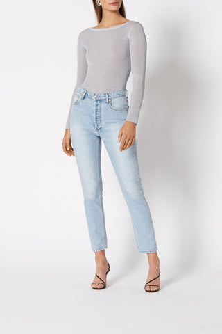 HIGH RISE SLIM JEAN