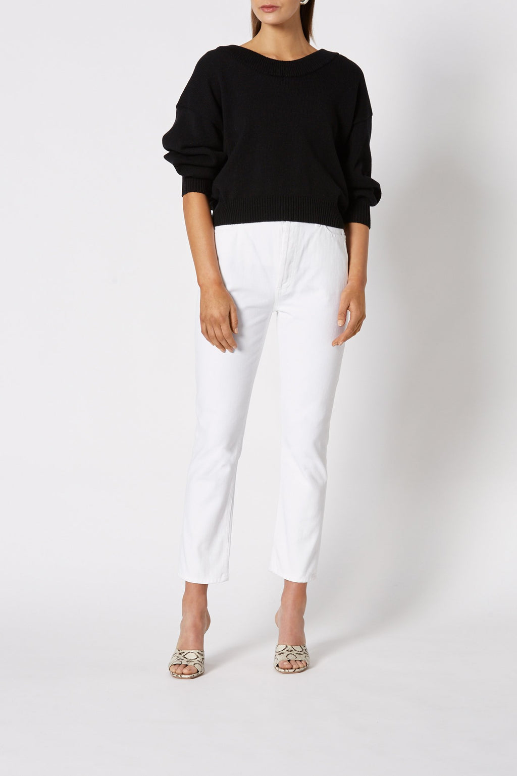 HIGH RISE STRAIGHT CROP JEAN