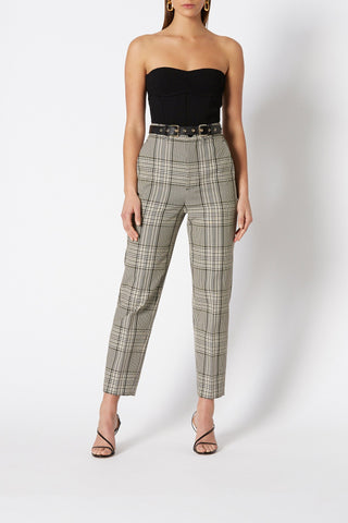TAILORED PLAID TROUSER