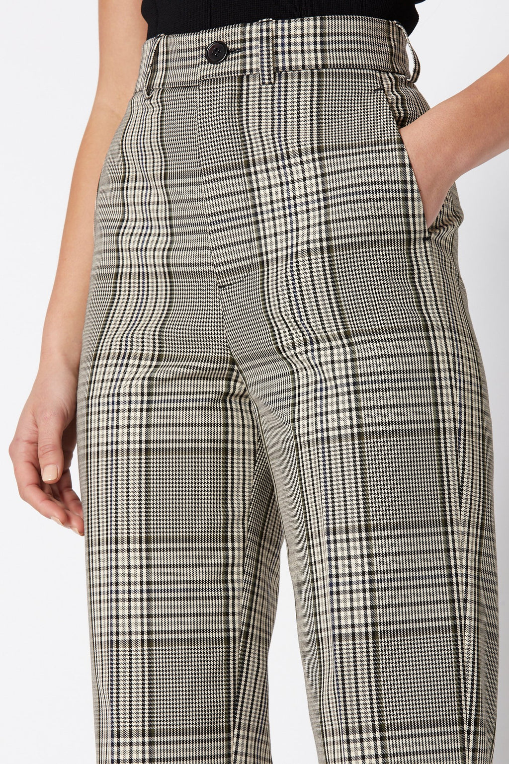TAILORED PLAID TROUSER