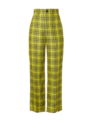PLAID TROUSER