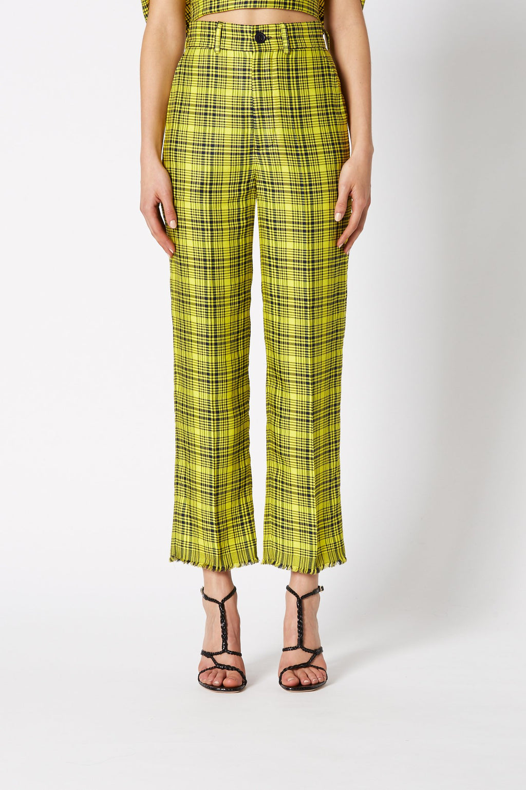 PLAID TROUSER
