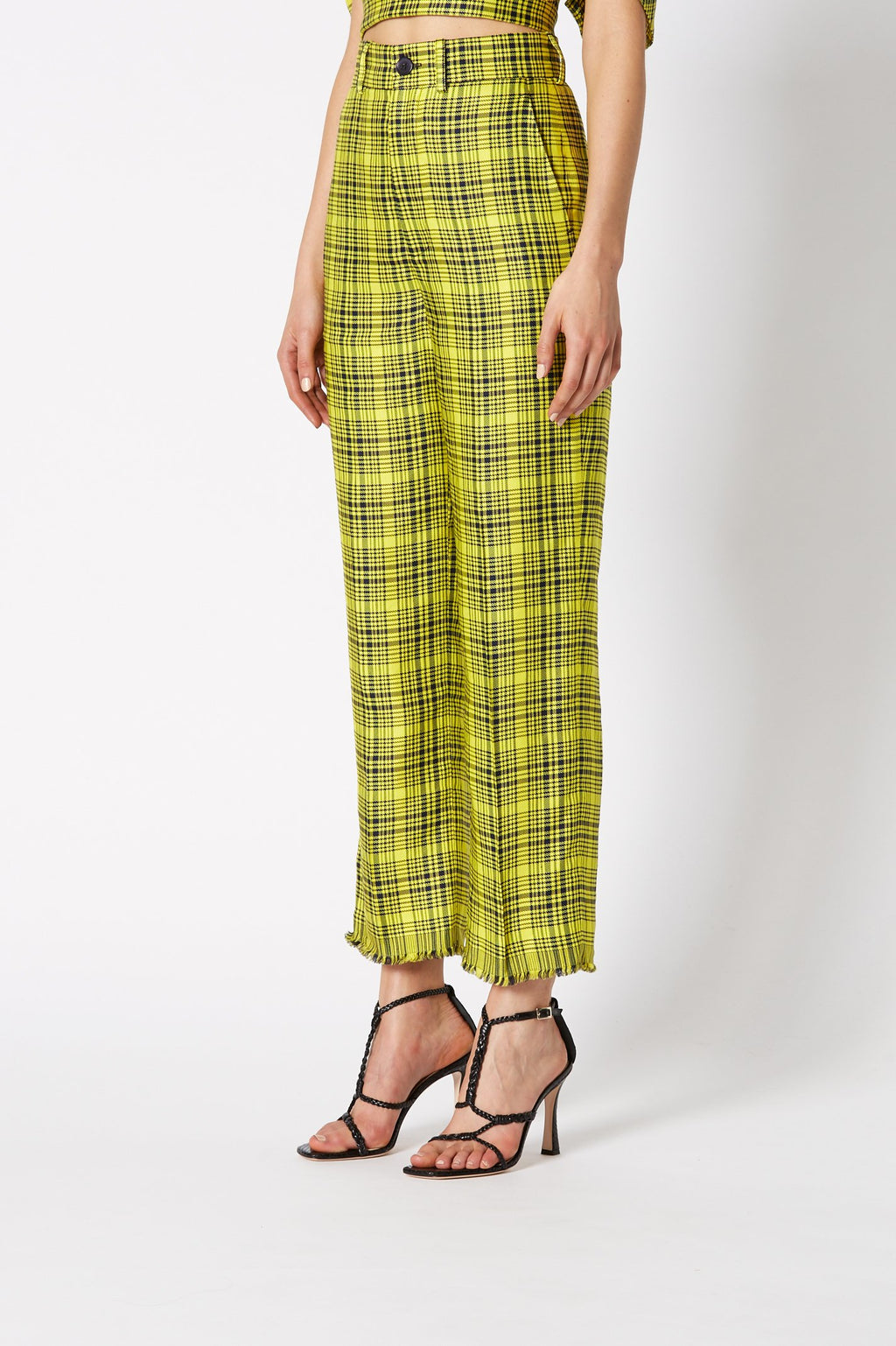 PLAID TROUSER