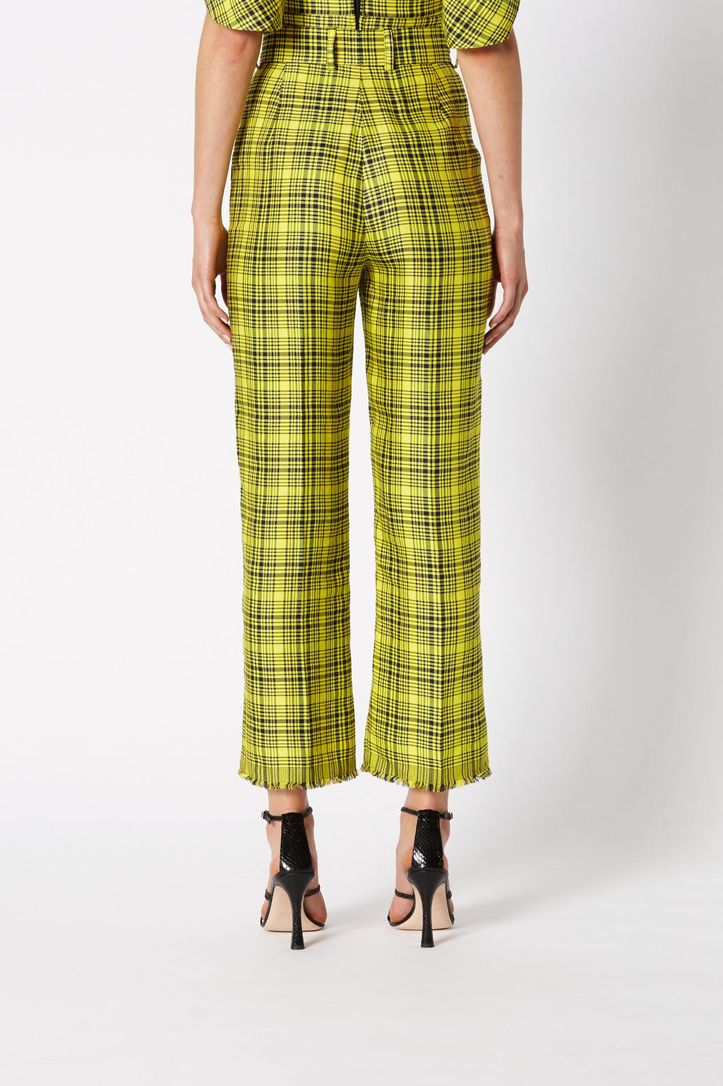 PLAID TROUSER