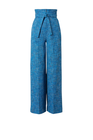 TWEED HIGH WAIST TROUSER