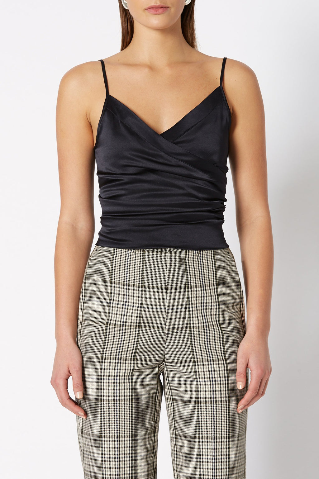 SILK WRAP CAMISOLE