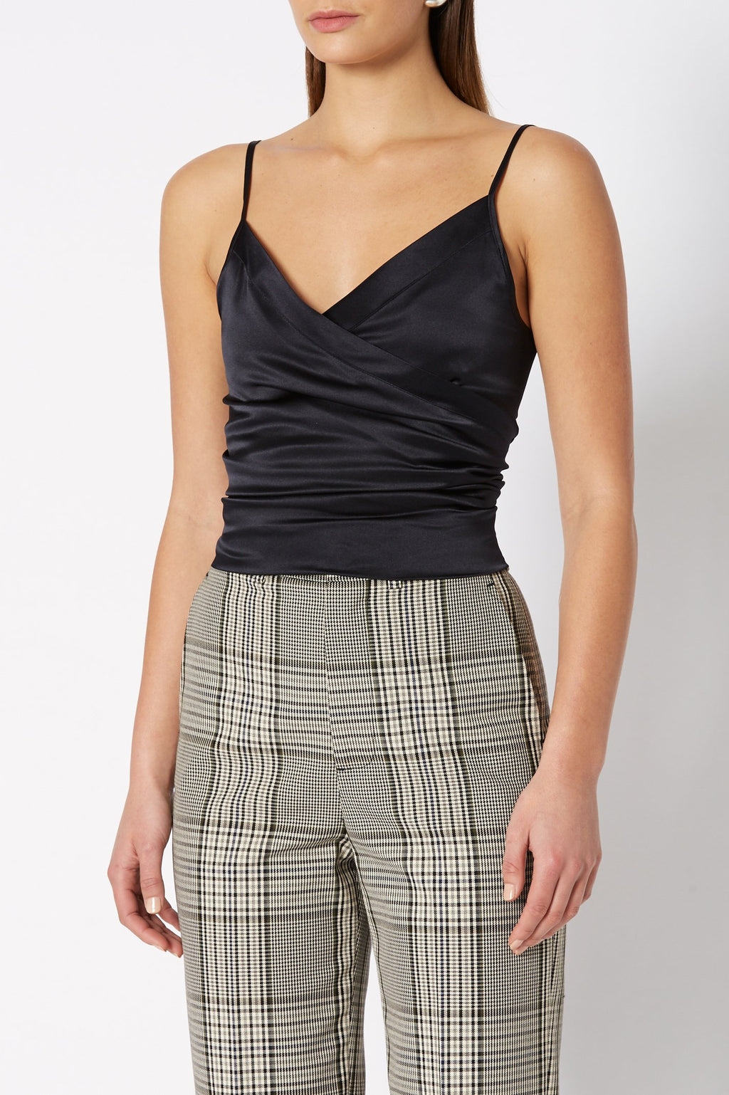 SILK WRAP CAMISOLE