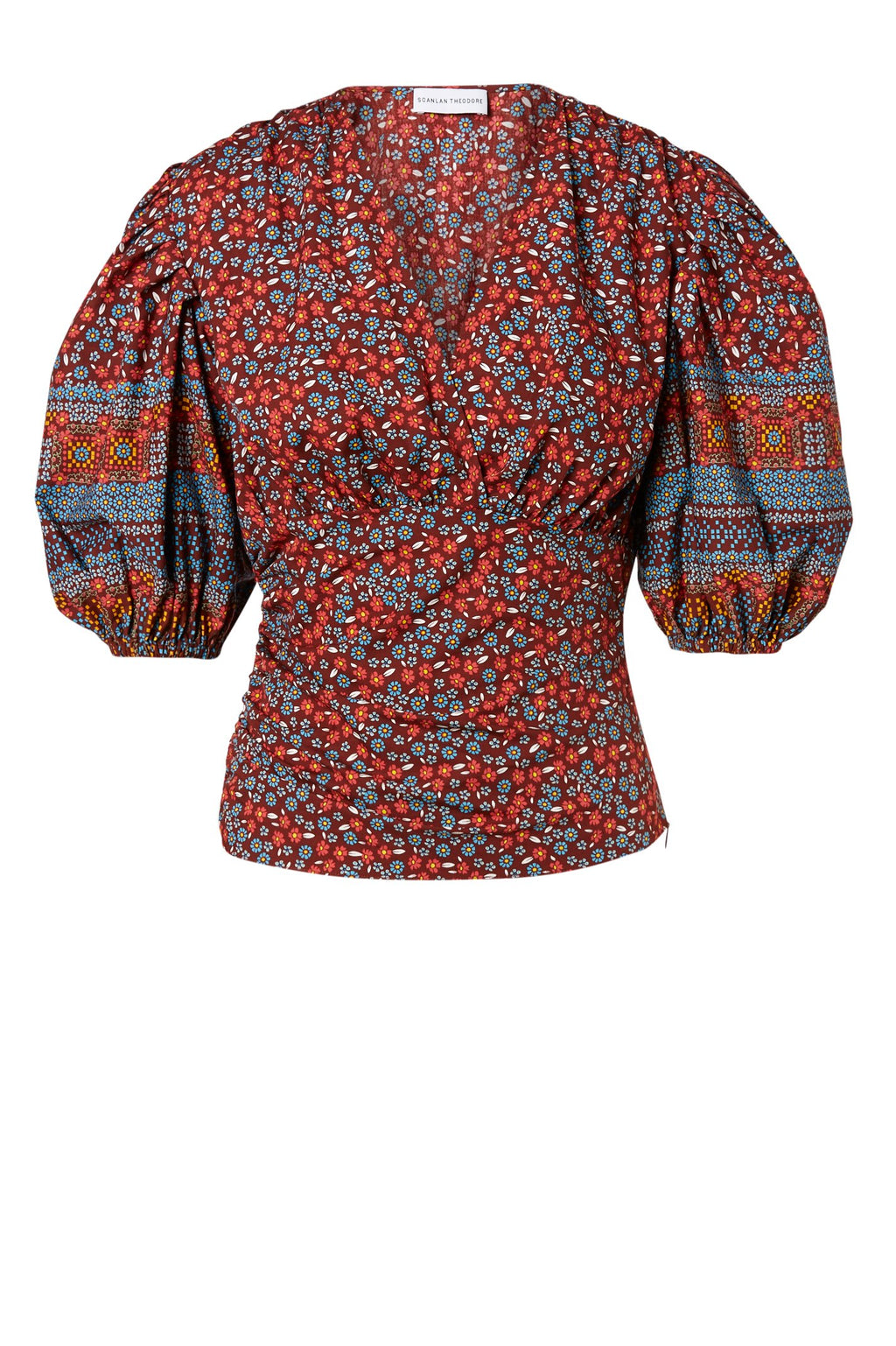 COTTON FLORAL BLOUSE